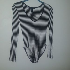 Striped Knit Bodysuit